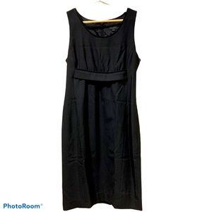 Aritzia Babaton Black Sleeveless Shift Dress Sz 4